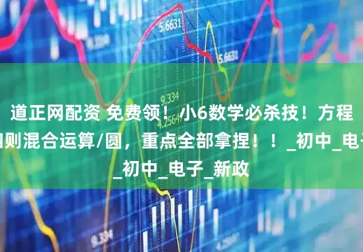 道正网配资 免费领！小6数学必杀技！方程应用/四则混合运算/圆，重点全部拿捏！！_初中_电子_新政
